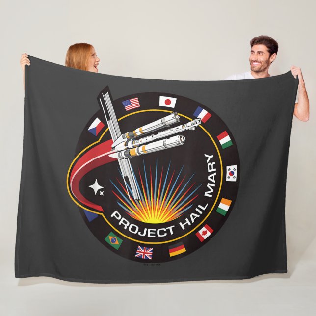 Cobertor De Velo Emblema de Missão Espacial (In Situ)
