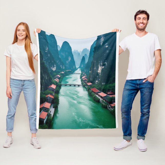 Cobertor De Velo Embraço da Natureza - Paisagem Cênica do Rio (In Situ)