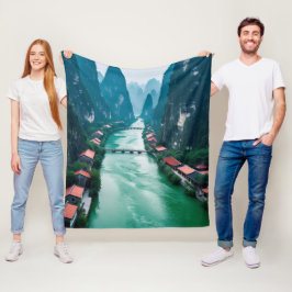 Cobertor De Velo Embraço da Natureza - Paisagem Cênica do Rio