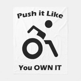 Cobertor De Velo Empurre-o como o SEU PRÓPRIO com a cadeira de roda