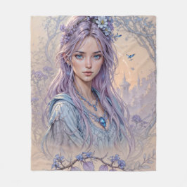 Cobertor De Velo Encantamento de lavanda