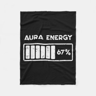 Cobertor De Velo Energia Aura 67 Porcento Número Engraçado 6 7 Meme