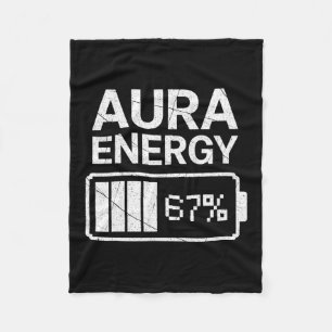 Cobertor De Velo Energia Aura Em 67 Meme Divertido Seis Sete Geraçã