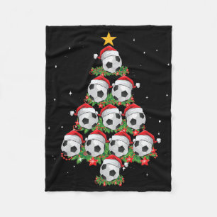 Cobertor De Velo Enfeites de Natal em forma de Bola de Futebol Espo