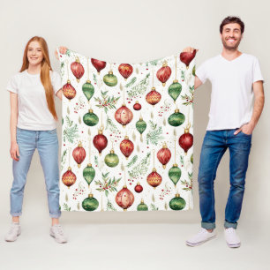 Cobertor De Velo Enfeites de natal Festivos Padrão Invisível