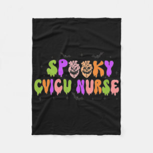 Cobertor De Velo Enfermeira Cardíaca Spooky Bomba Cardiovascular Ha