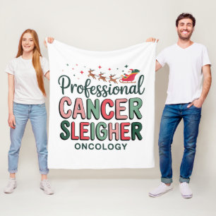 Cobertor De Velo Enfermeira de Oncologia Natal Câncer Quimioterapia