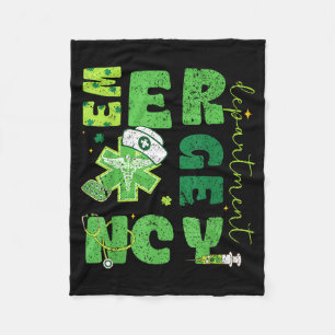 Cobertor De Velo enfermeira do departamento de emergência dia de sã