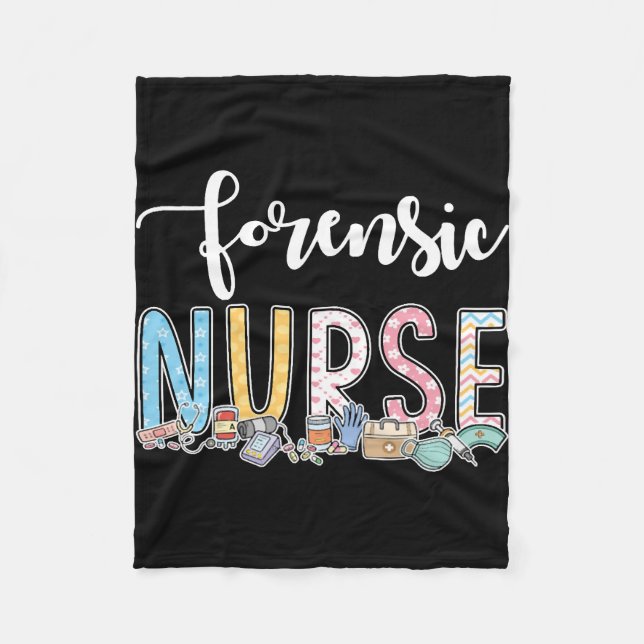 Cobertor De Velo Enfermeira Forense Dift Idea (Frente)