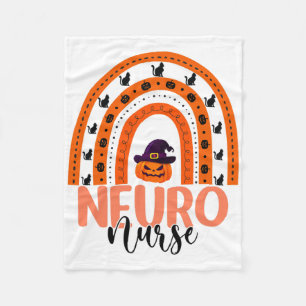 Cobertor De Velo Enfermeira Neuro Rainbow Halloween Figurume Neuros