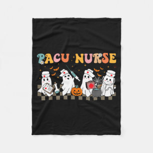 Cobertor De Velo Enfermeira Pacu Fantasma Assustador Halloween Fofo