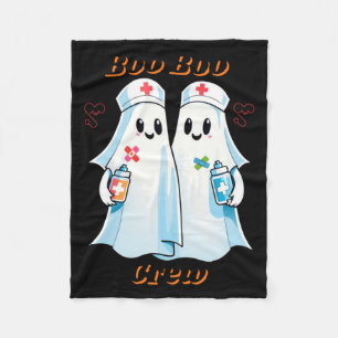 Cobertor De Velo Enfermeiras do Halloween Ghost
