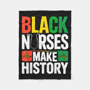 Cobertor De Velo Enfermeiras Negras Fazem História Orgulho Africano