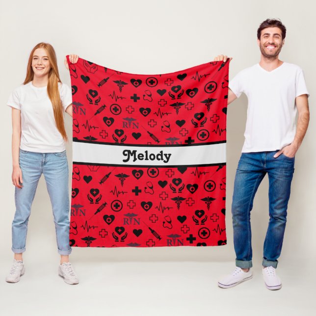 Cobertor De Velo Enfermeiro Registrado Personalizado (In Situ)