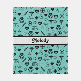 Cobertor De Velo Enfermeiro Registrado Personalizado