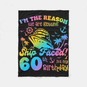 Cobertor De Velo Enfrentado é o meu 60º Aniversário Navio Cruzeiro