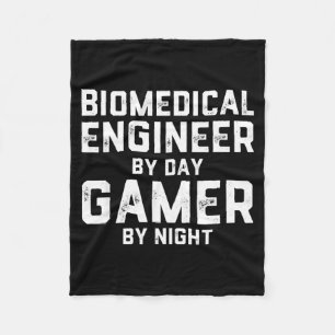 Cobertor De Velo Engenheiro Biomédico de Dia Gamer à Noite Bio Med 