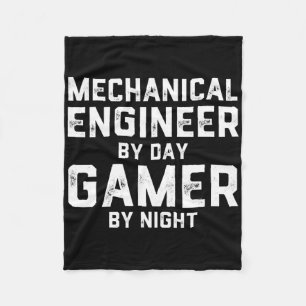 Cobertor De Velo Engenheiro Mecânico De Dia Gamer À Noite Meme Para