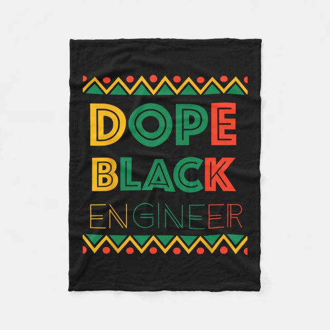Cobertor De Velo Engenheiro Negro da Droga História Mês 1 (Frente)