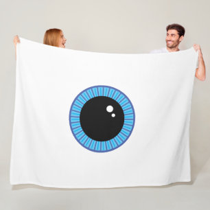 Cobertor De Velo Engraçada Gelada Azul