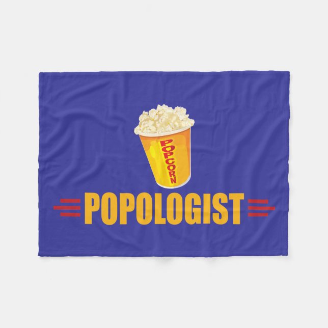 Cobertor De Velo Engraçada Popcorn Lover (Frente (Horizontal))