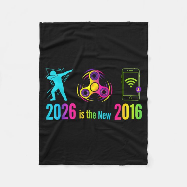Cobertor De Velo Engraçado 2016 Retro Nostalgia Vines Década (Frente)