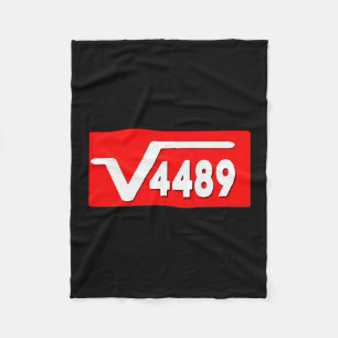 Cobertor De Velo Engraçado 67 Meme Raiz Quadrada 4489 Gíria Profess