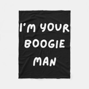 Cobertor De Velo Engraçado Assustador. Eu sou o seu Boogie Man. Dia