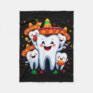 Cobertor De Velo Engraçado Cinco De Mayo Dentista Dental Fiesta Ass