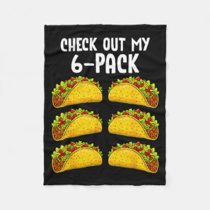 Cobertor De Velo Engraçado Confira Meu Taco 6 Pack Academia Fitness