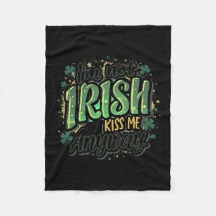 Cobertor De Velo Engraçado Dia de São Patrício Não sou Irlandês, ma