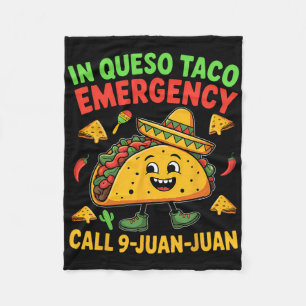 Cobertor De Velo Engraçado Dizer "Cinco de Mayo, mexicano Taco Fies
