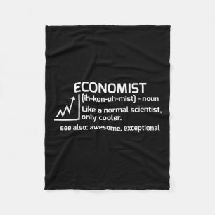 Cobertor De Velo Engraçado Economista Definição Economia Presente n