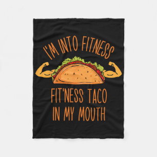 Cobertor De Velo Engraçado Eu Sou Fitness 