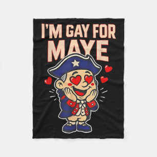 Cobertor De Velo Engraçado Eu Sou Gay Por Maye