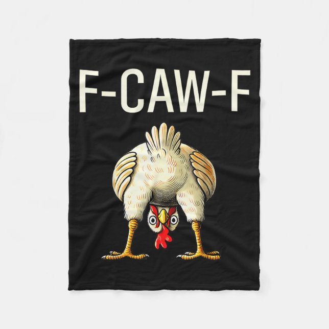 Cobertor De Velo Engraçado F Caw F Frango Fcwf Bunda F-caw-f (Frente)