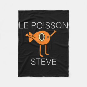 Cobertor De Velo Engraçado Fish Le Poisson Steve Para Crianças Home