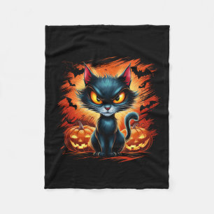 Cobertor De Velo Engraçado Halloween Figurume Gato Adormece Mens Mu