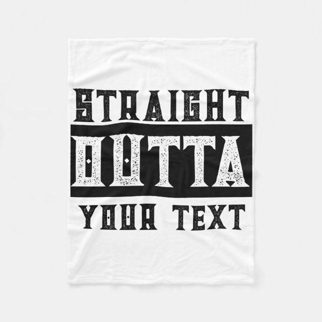 Cobertor De Velo Engraçado 'Hetero fora do seu texto' (Frente)