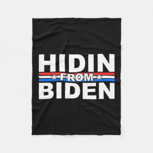 Cobertor De Velo Engraçado Hidrino de Biden - Anti Joe - Trump