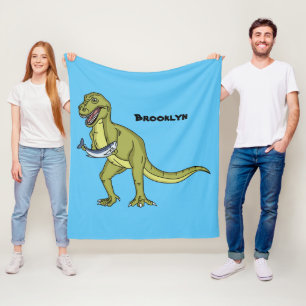 Cobertor De Velo Engraçado ilustração do dinossauro T rex