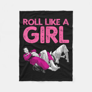 Cobertor De Velo Engraçado Jiu Jitsu Art Para Mulheres Meninas Cria