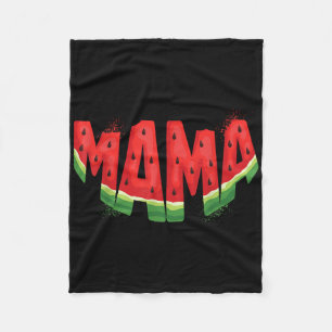 Cobertor De Velo Engraçado Mama Melancia da Fruta de Verão