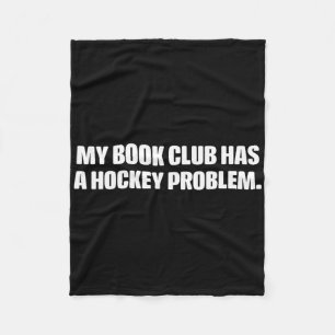 Cobertor De Velo Engraçado Meu Clube do Livro Tem um Problema de Hó