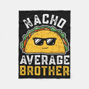 Cobertor De Velo Engraçado Nacho Médio Irmão Cinco De Mayo Mexicano