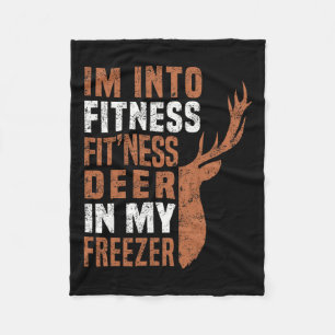 Cobertor De Velo Engraçado Pai Hunter Estou na Malhação Deer Freeze