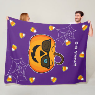 Cobertor De Velo Engraçado piscar os olhos icônicos da Pumpkin!