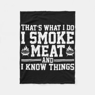 Cobertor De Velo Engraçado Pitmaster Eu Fumo Churrasco De Carne Fum