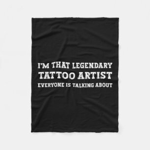 Cobertor De Velo Engraçado Que Lendário Tatuador