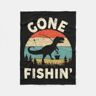 Cobertor De Velo Engraçado Saiu Camiseta de Pesca Homens Meninos Jo
